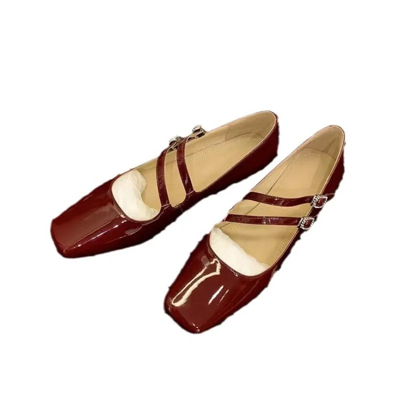 Nora&Lea™| Chic Double-Strap Flats