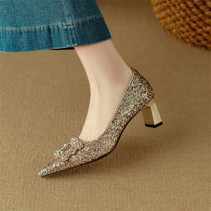 Nora&Lea™| Gloria Glitter Pumps