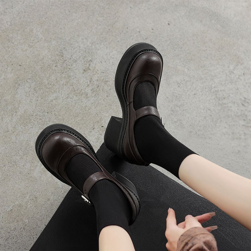Nora&Lea™| Pela Leather Pumps