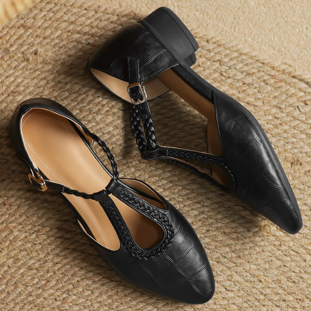 Nora&Lea™| Kepa Leather Mary Janes