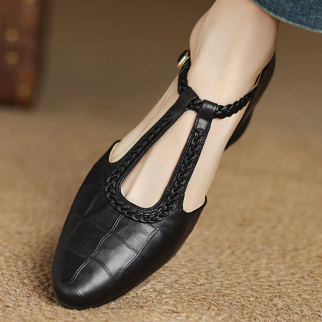 Nora&Lea™|Veronica Leather Sandals