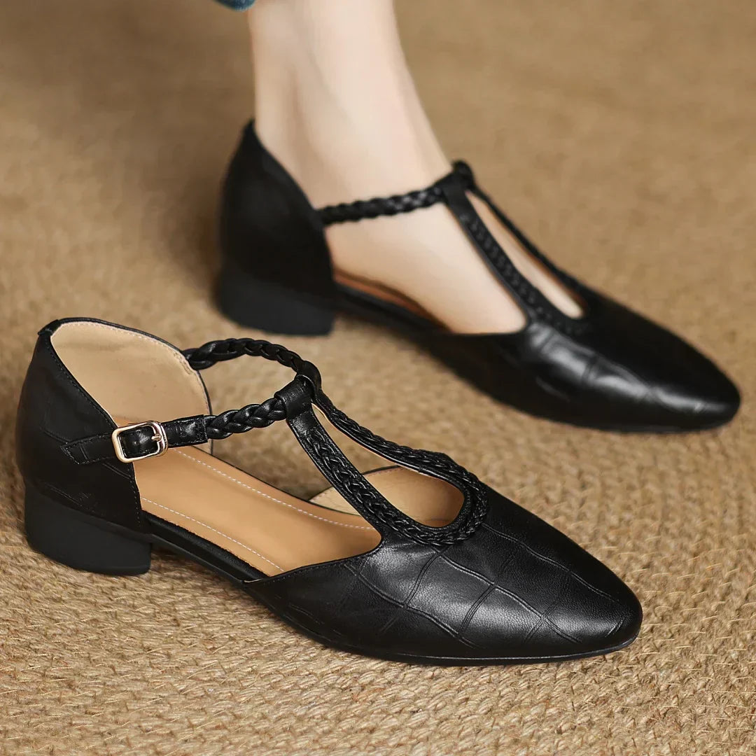 Nora&Lea™| Kepa Leather Mary Janes