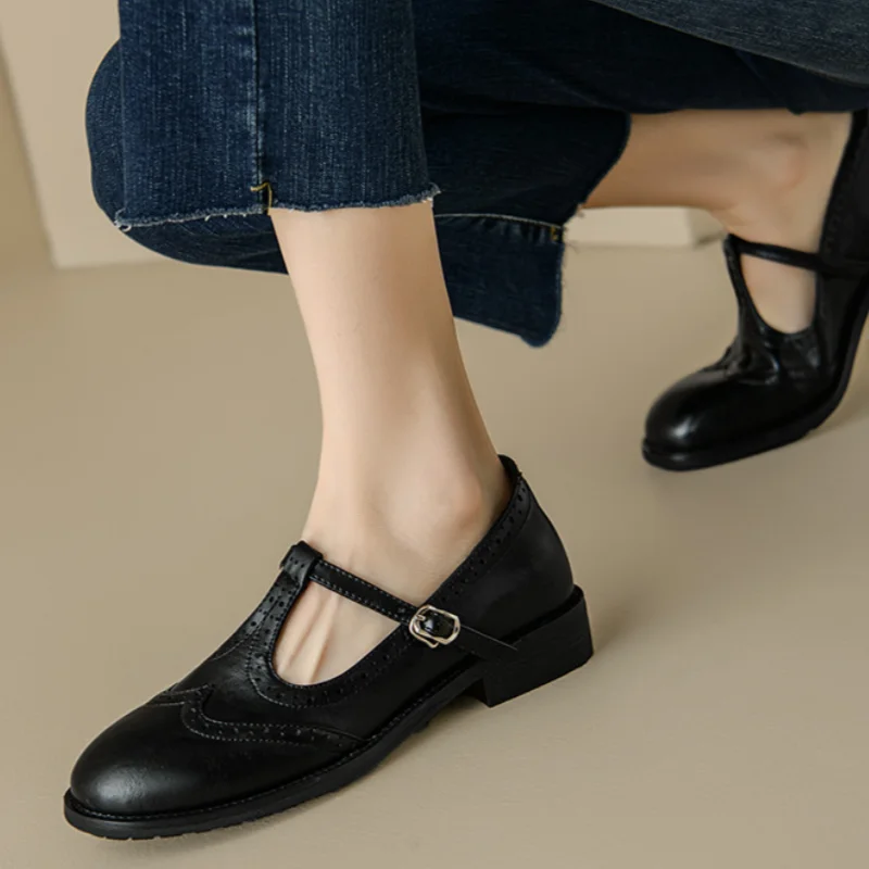 Nora&Lea™| Elegant T-Strap Mary Janes