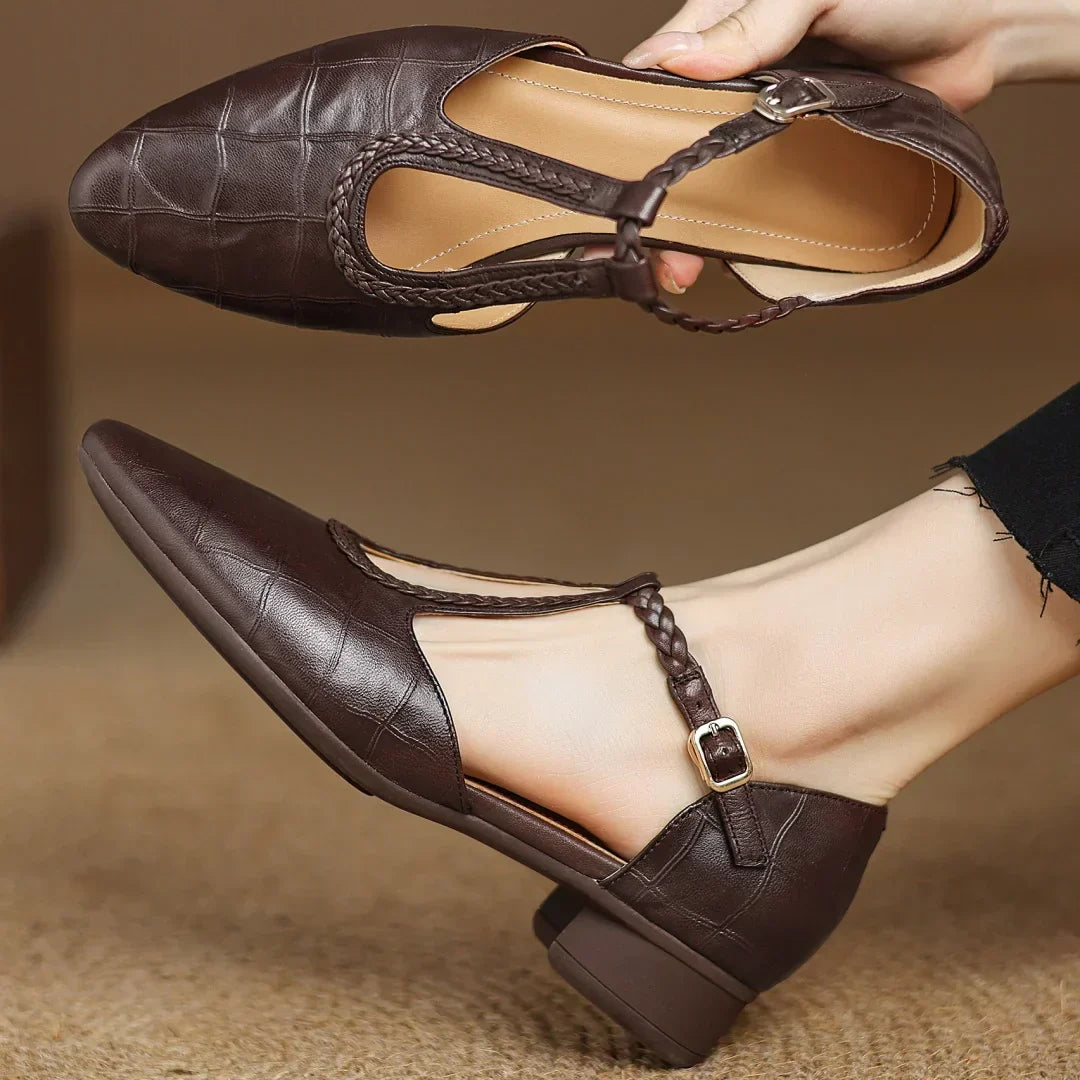 Nora&Lea™|Veronica Leather Sandals