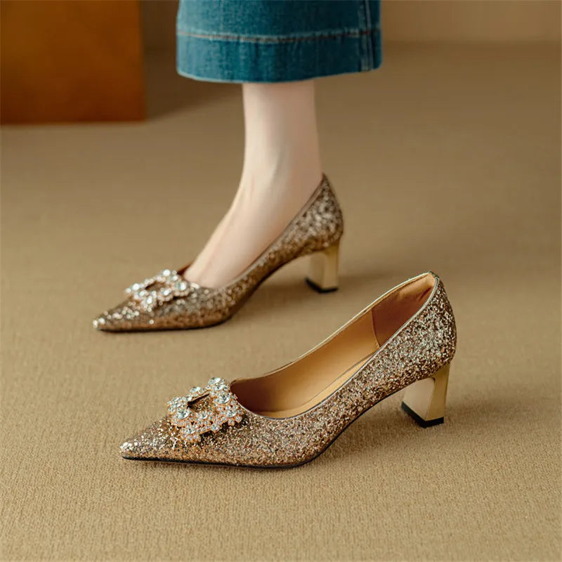 Nora&Lea™|  Gloria Glitter Pumps