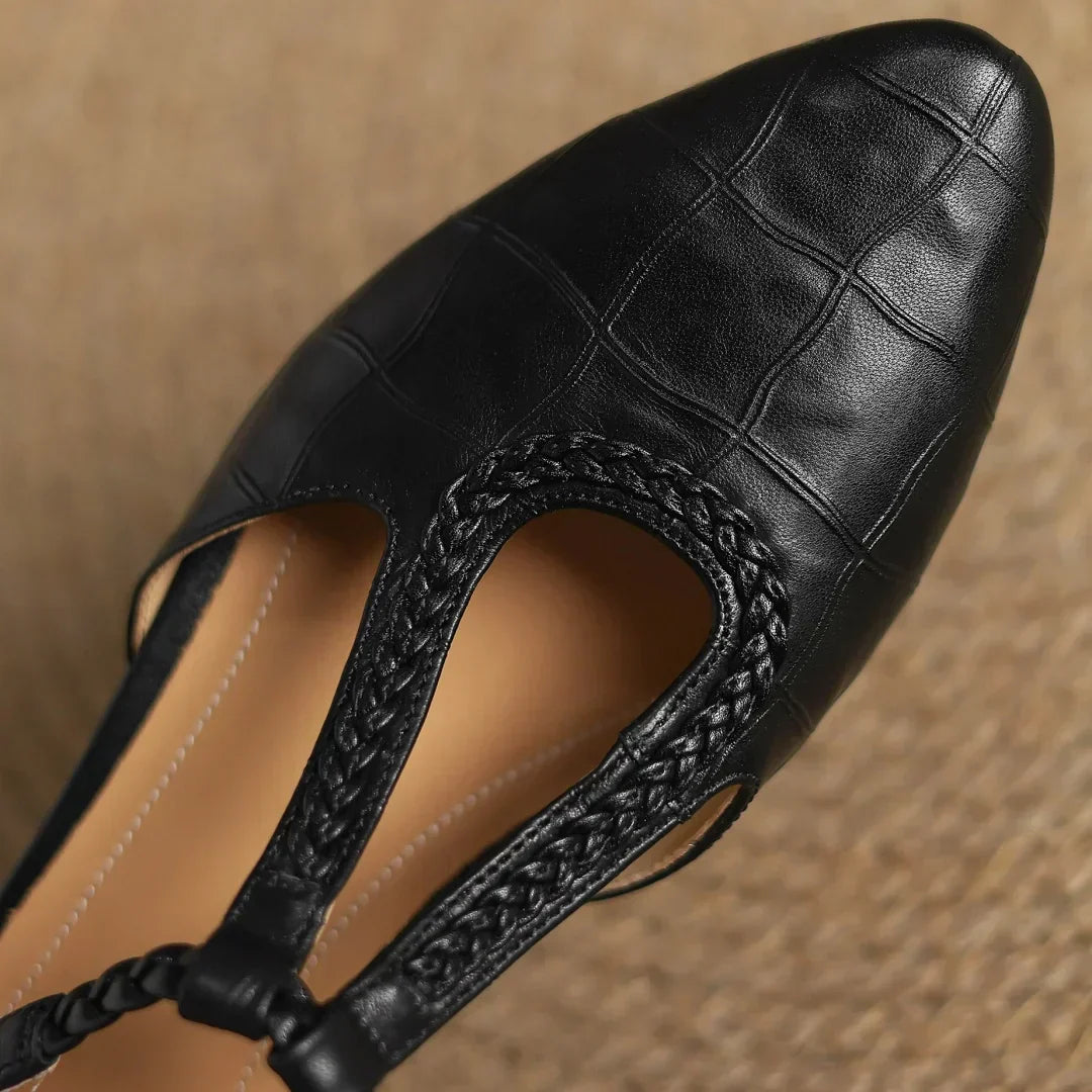 Nora&Lea™| Kepa Leather Mary Janes