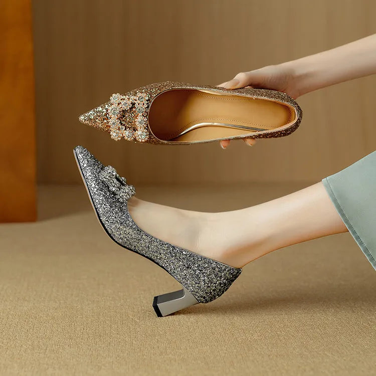 Nora&Lea™|  Gloria Glitter Pumps