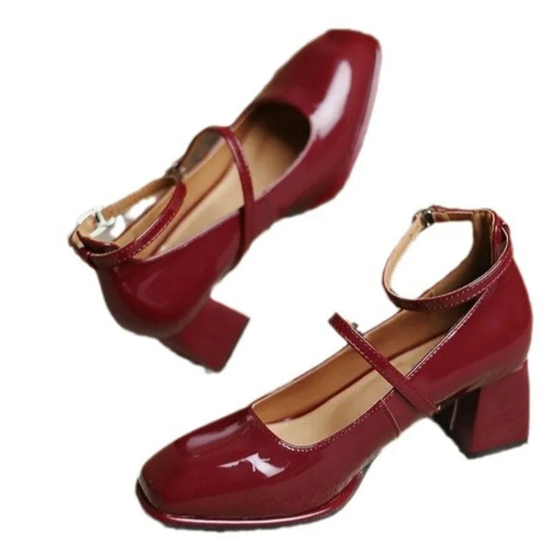 Nora&Lea™|  Elegant Ankle-Strap Pumps