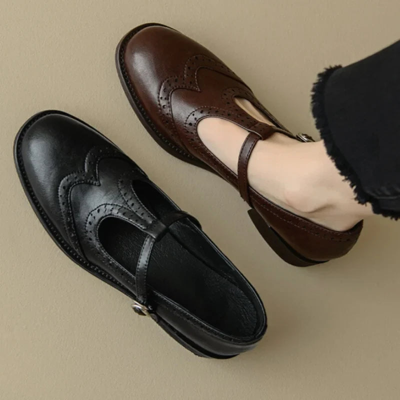 Nora&Lea™| Elegant T-Strap Mary Janes