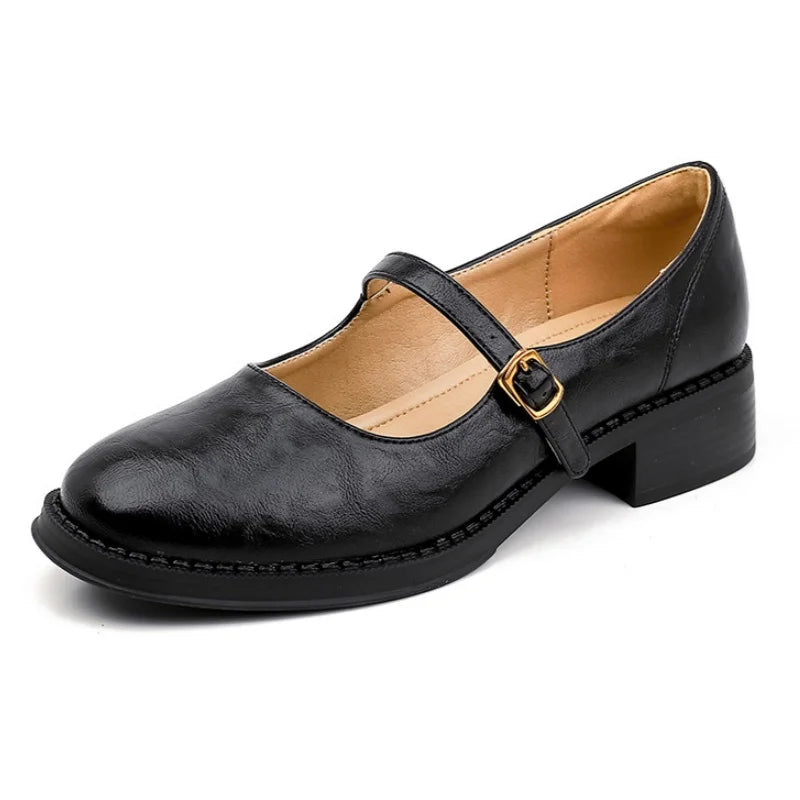 Nora&Lea™| Classic Comfort Mary Janes Made Of Leather