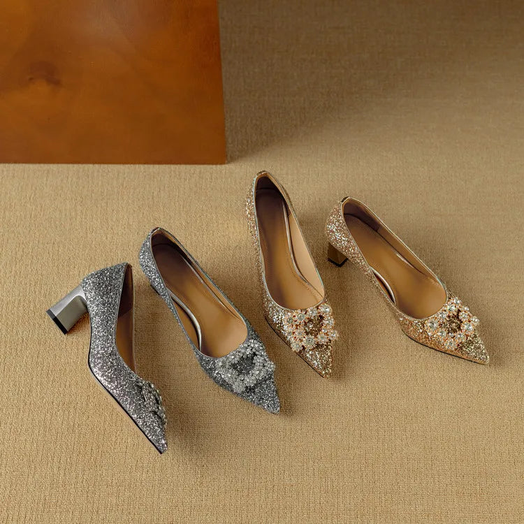 Nora&Lea™|  Gloria Glitter Pumps