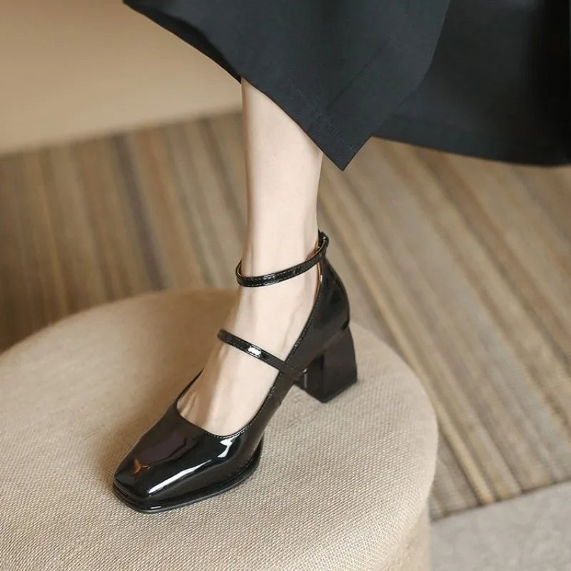 Nora&Lea™|  Elegant Ankle-Strap Pumps
