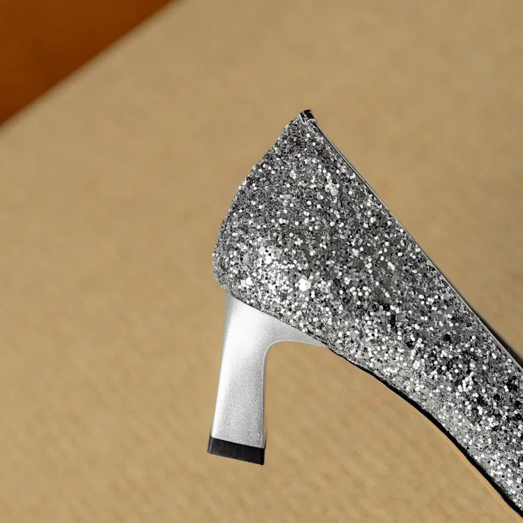 Nora&Lea™|  Gloria Glitter Pumps