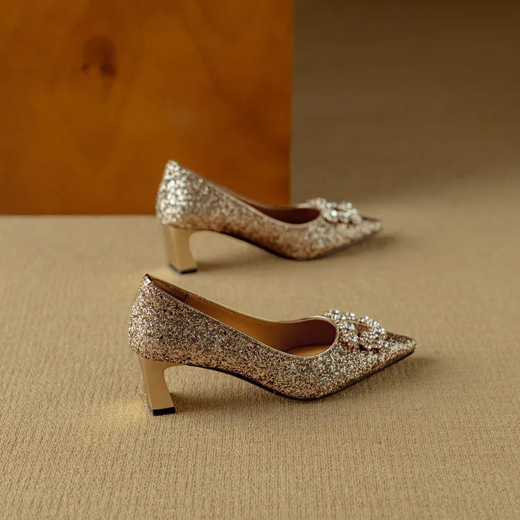 Nora&Lea™|  Gloria Glitter Pumps