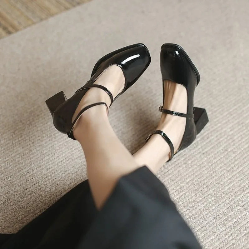 Nora&Lea™|  Elegant Ankle-Strap Pumps