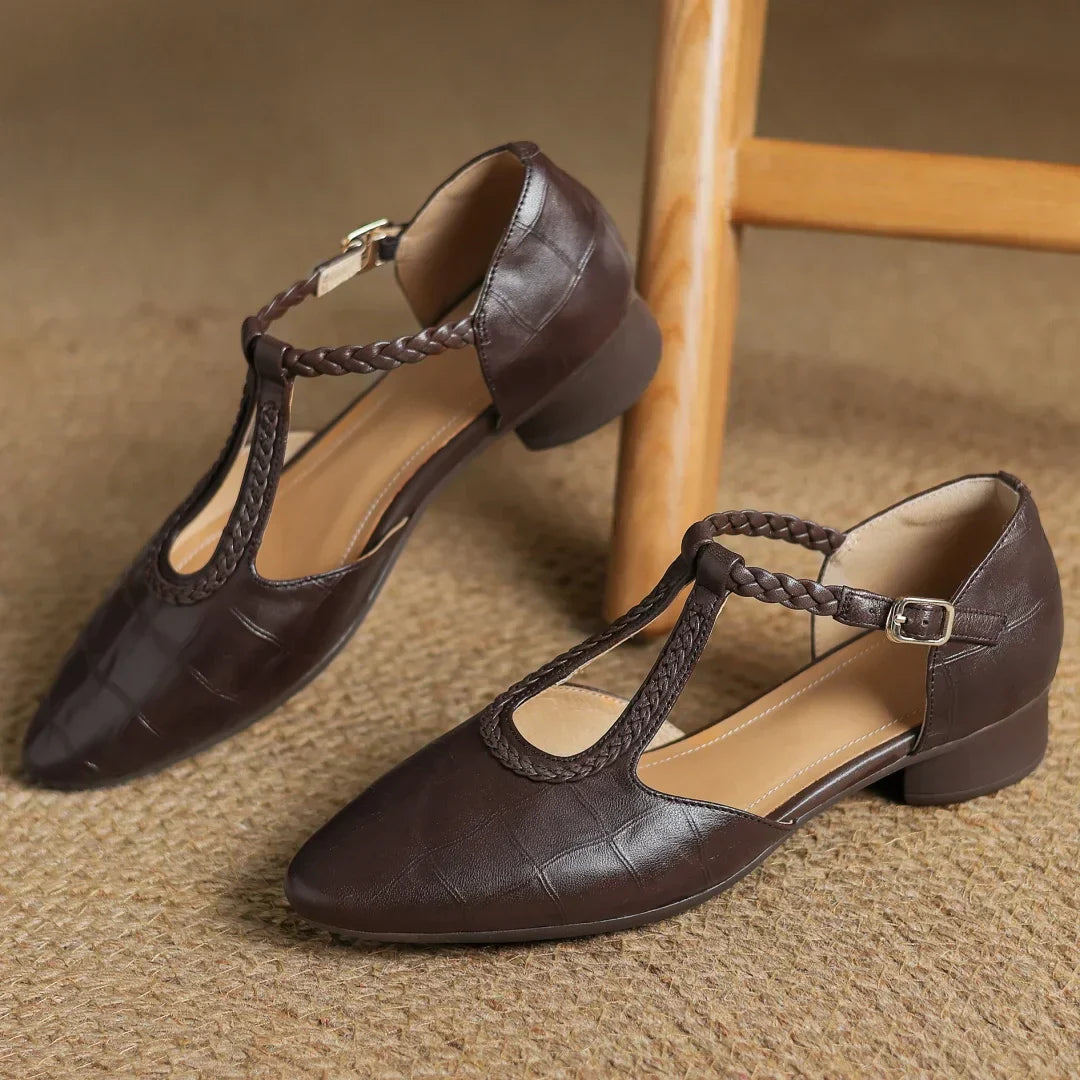 Nora&Lea™| Kepa Leather Mary Janes