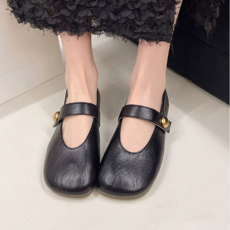 Nora&Lea™| Irene Leather Mary Janes