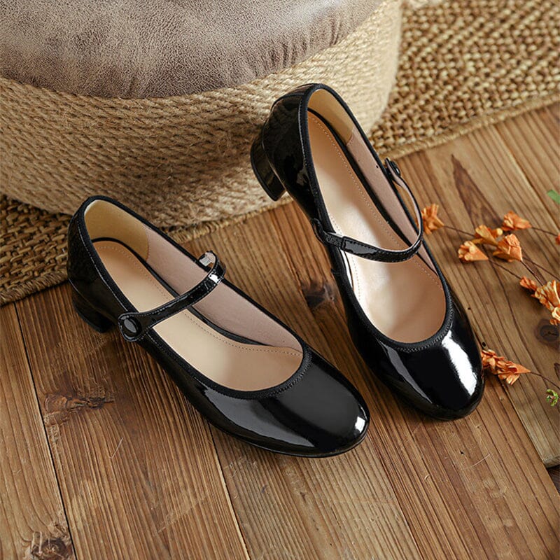 Nora&Lea™|  Livy Leather Mary Janes