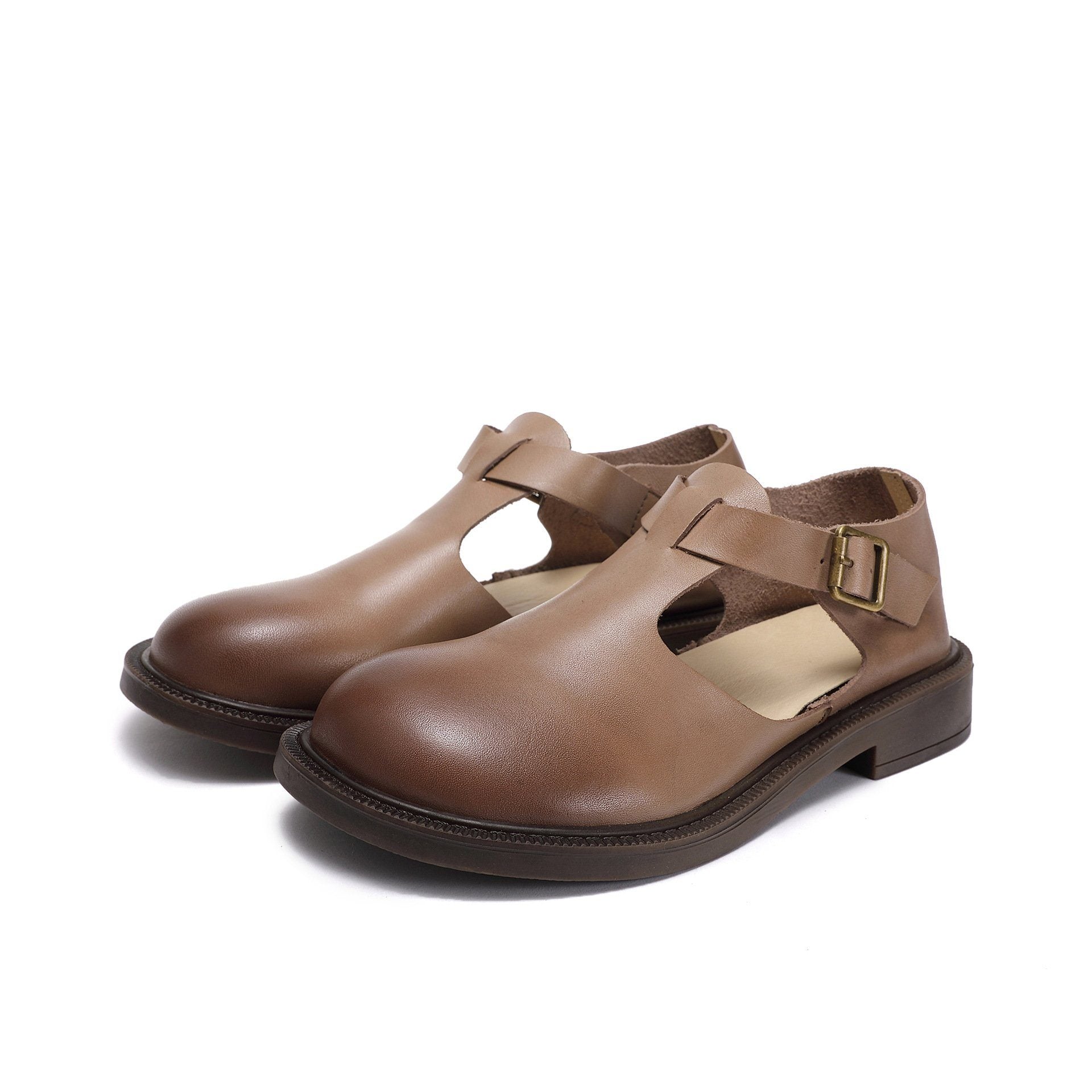 Nora&Lea™| Colette Leather Mary Janes