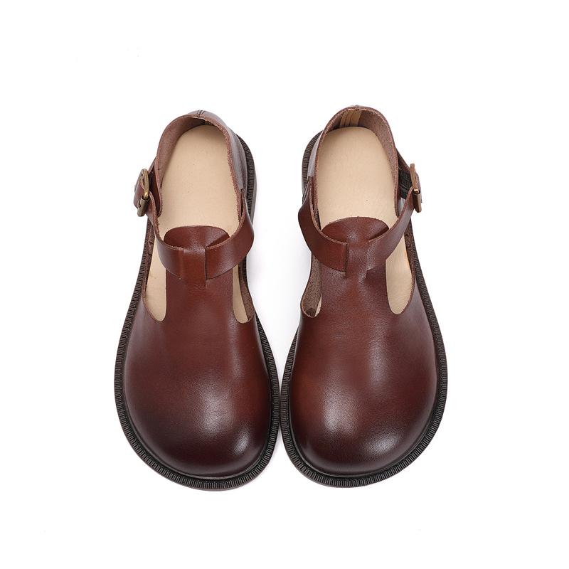 Nora&Lea™| Colette Leather Mary Janes