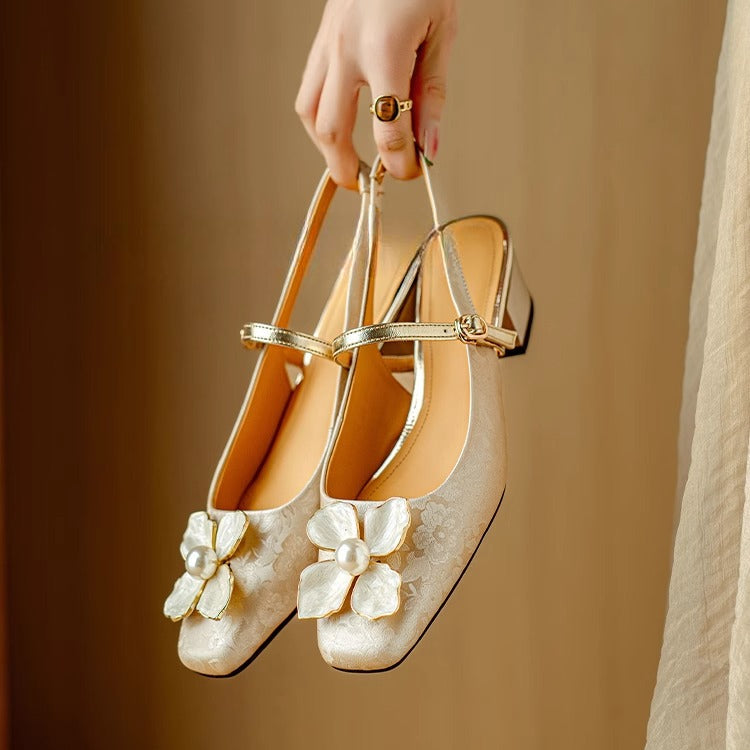 Nora&Lea™| Genine Slingback Pumps
