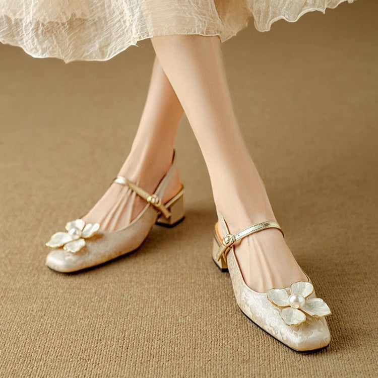 Nora&Lea™| Genine Slingback Pumps