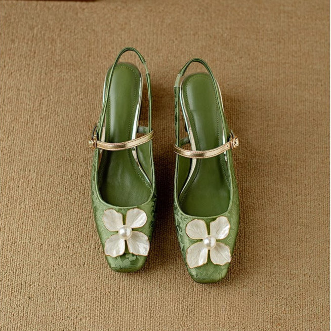 Nora&Lea™| Genine Slingback Pumps