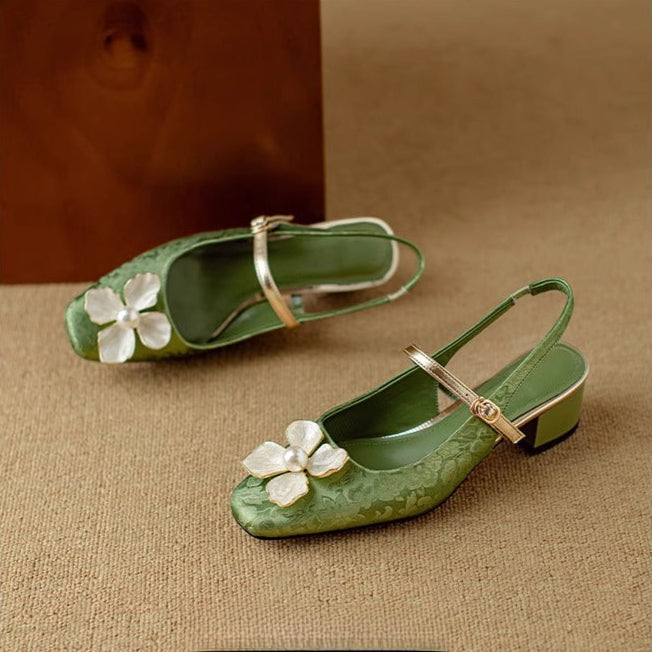Nora&Lea™| Genine Slingback Pumps