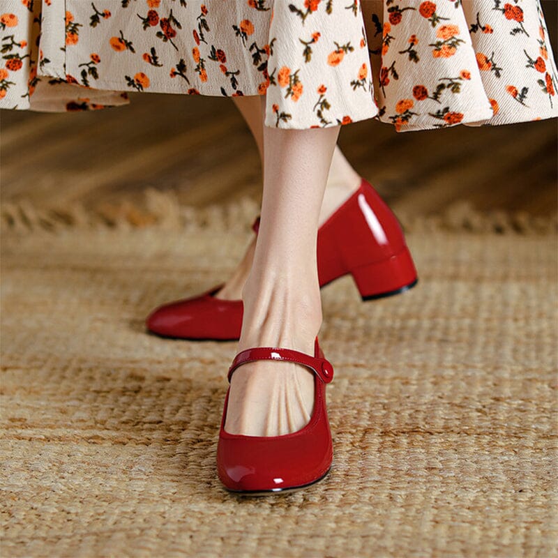 Nora&Lea™|  Livy Leather Mary Janes