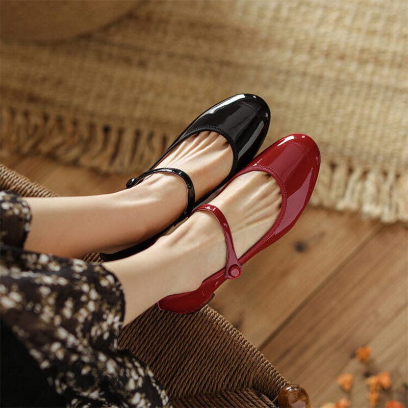 Nora&Lea™|  Livy Leather Mary Janes