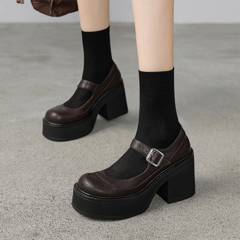 Nora&Lea™| Pela Leather Pumps