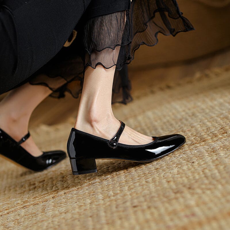 Nora&Lea™|  Livy Leather Mary Janes
