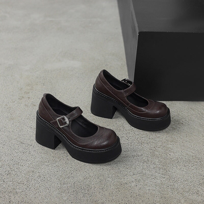 Nora&Lea™| Pela Leather Pumps