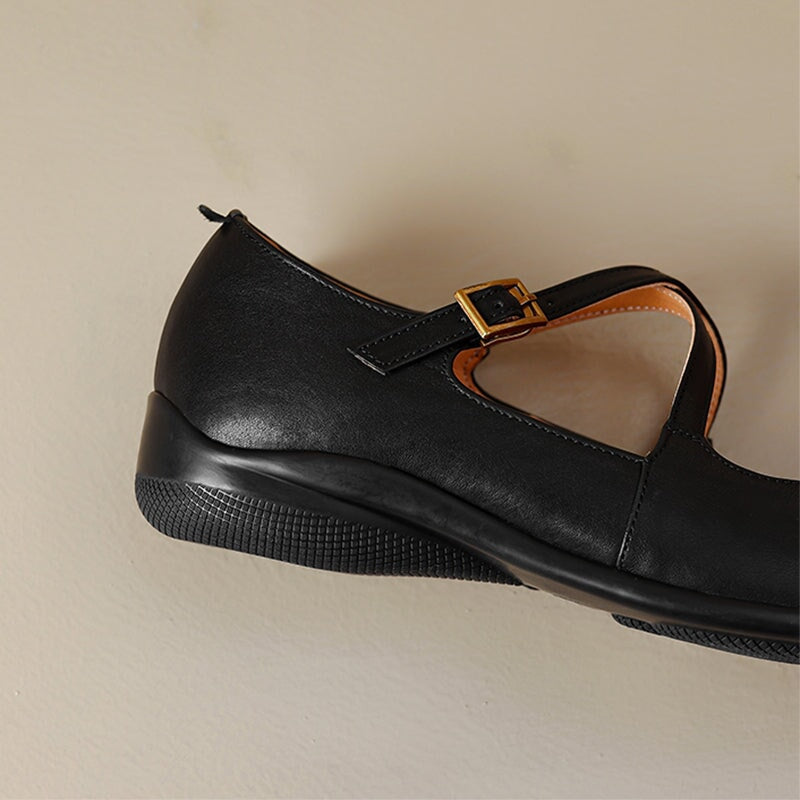 Nora&Lea™| Edith Leather Mary Janes