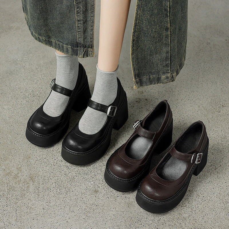 Nora&Lea™| Pela Leather Pumps