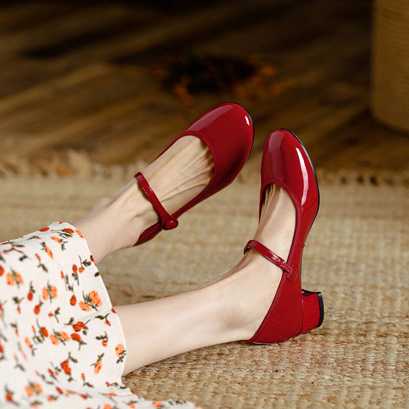 Nora&Lea™|  Livy Leather Mary Janes
