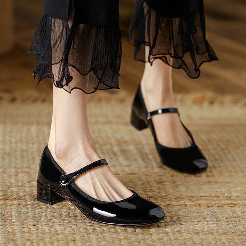 Nora&Lea™|  Livy Leather Mary Janes
