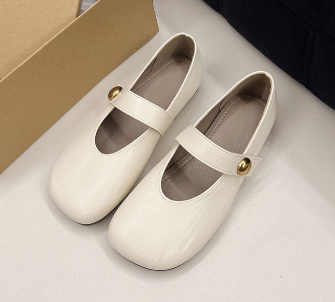 Nora&Lea™| Irene Leather Mary Janes